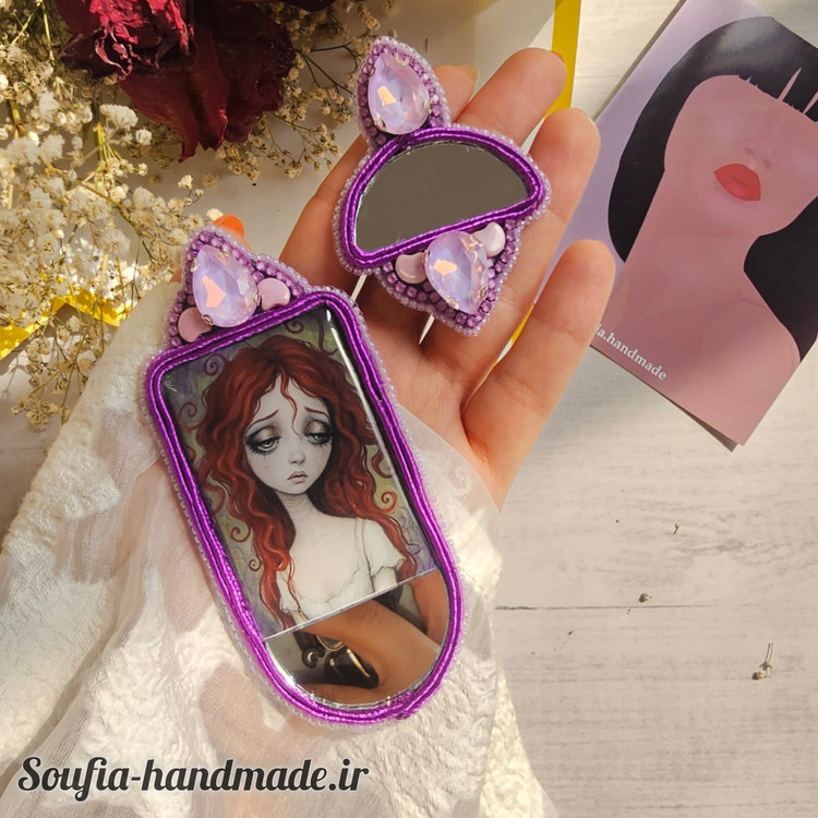 گوشواره تا به تا دخترک یاسی